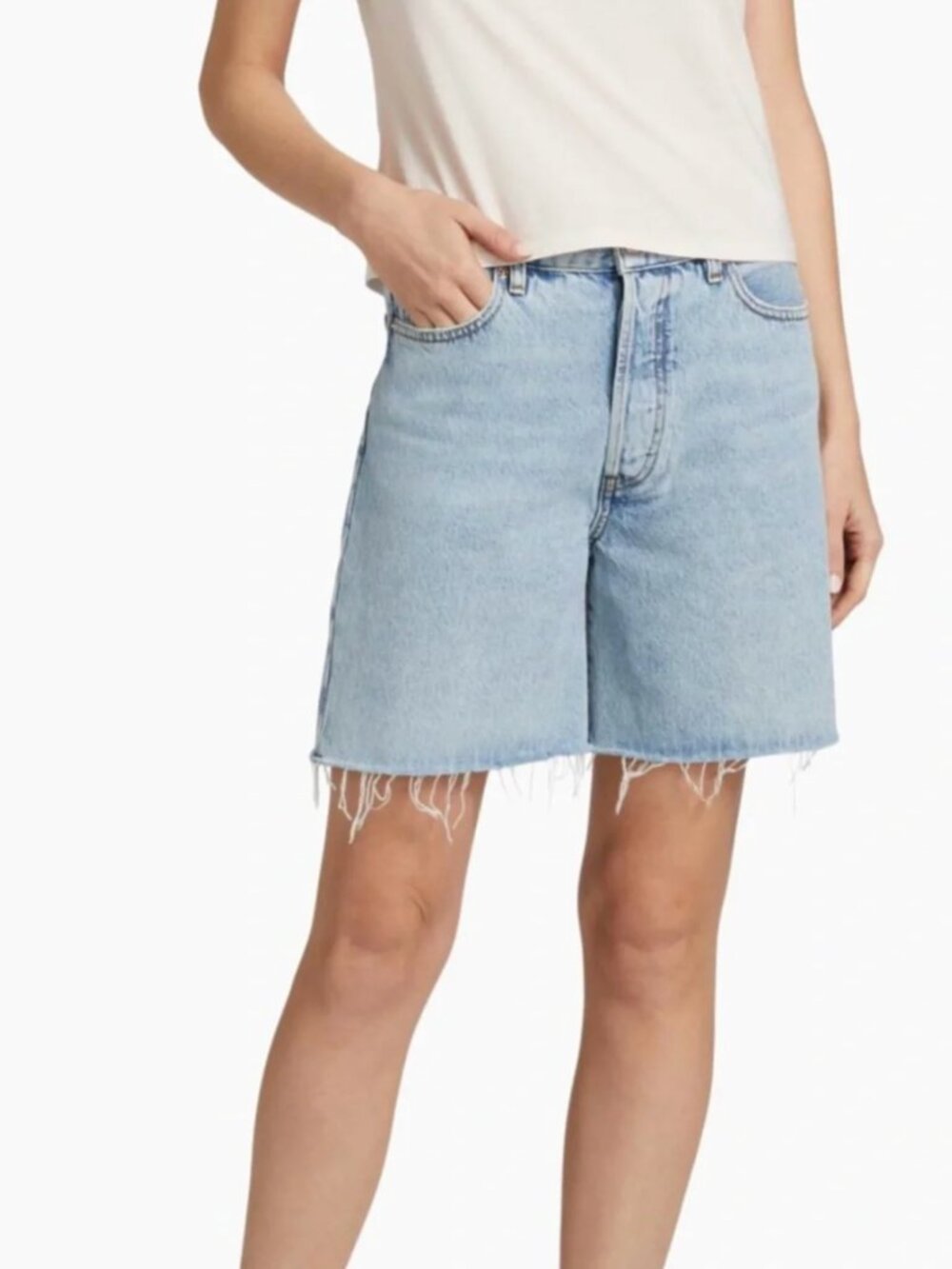 Frame Timeless Denim Shorts - Tricky